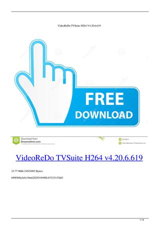 Videoredo Tvsuite H 264 V4.20.5.600.rar
